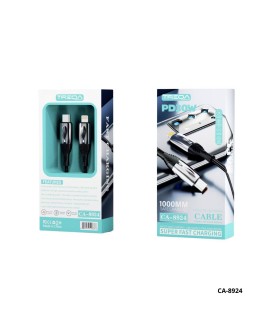 CABLE DE DATOS TREQA USB-C/LIGHTNING