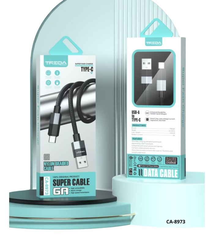 CABLE DE DATOS TREQA USB-C