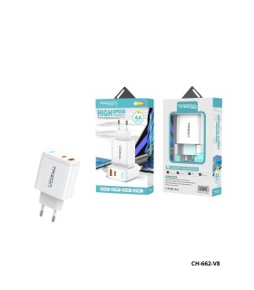 CARGADOR DE PARED TREQA 4A MICRO USB