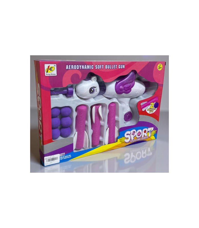 LANZADOR DE BOLAS DE ESPUMA UNICORNIO