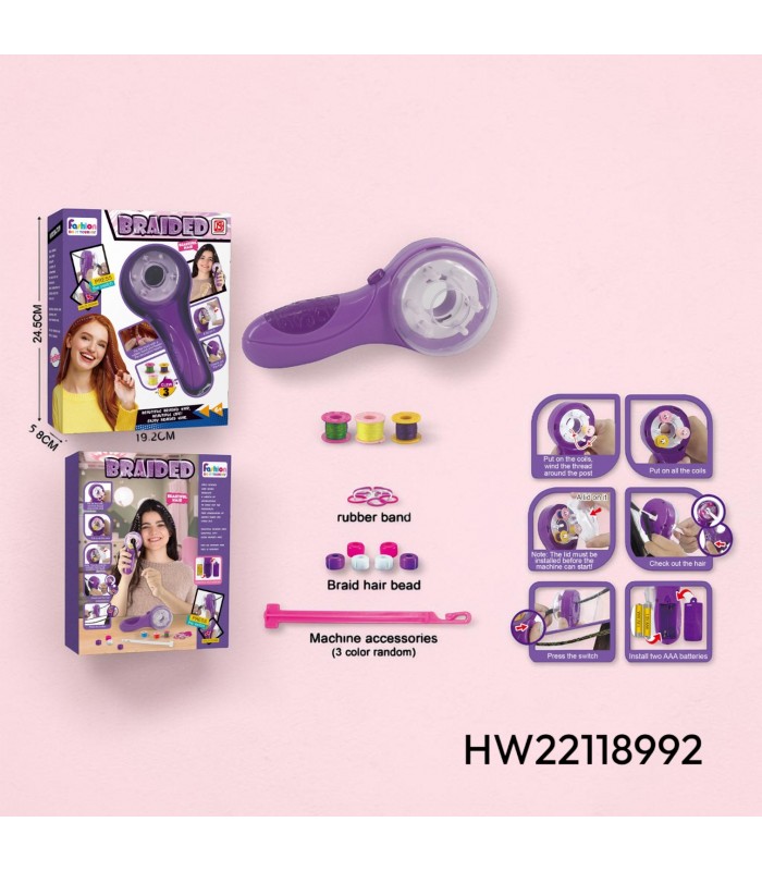 MÁQUINA TRENZADORA DE CABELLO AUTOMÁTICA