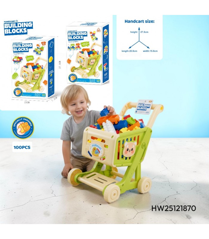 JUGUETE DE CARRITO DE SUPERMERCADO 100PCS