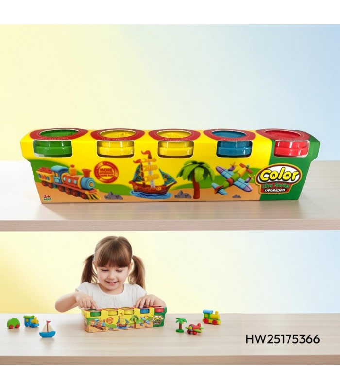 SET DE PLASTILINA 5PCS