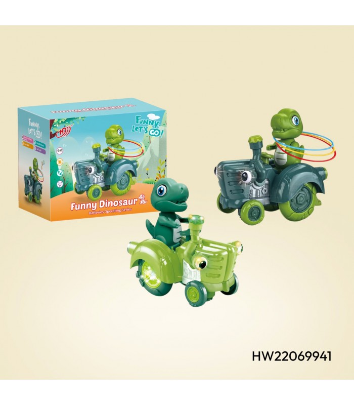 TRACTOR MUSICAL CON DINO