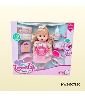 SET DE MUÑECA BEBÉ C/ ACCESORIOS