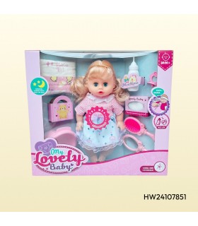 SET DE MUÑECA BEBÉ C/ ACCESORIOS