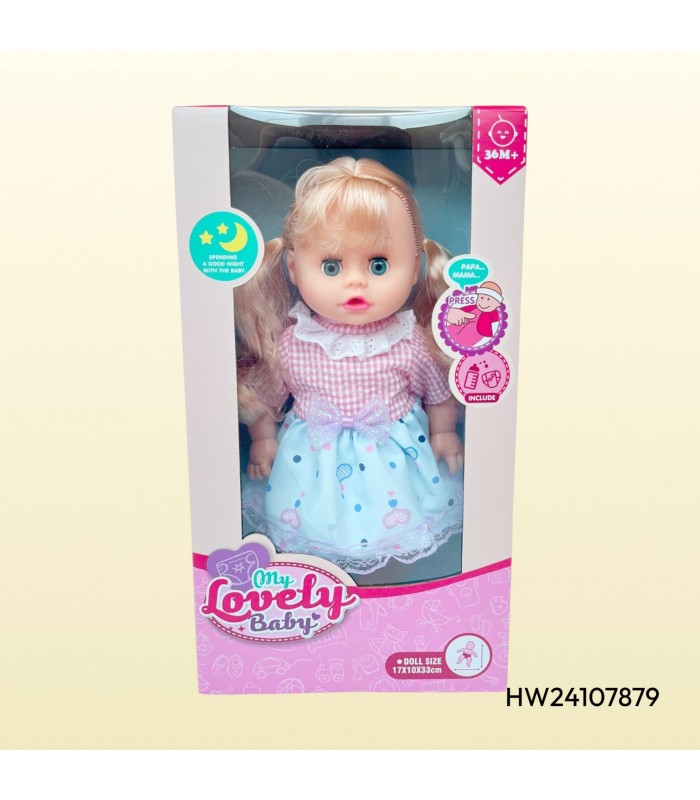 SET DE MUÑECA BEBÉ C/ ACCESORIOS
