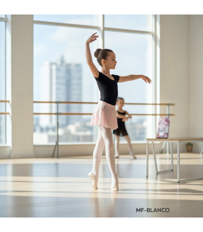 MEDIA FINA INFANTIL COLOR BLANCO
