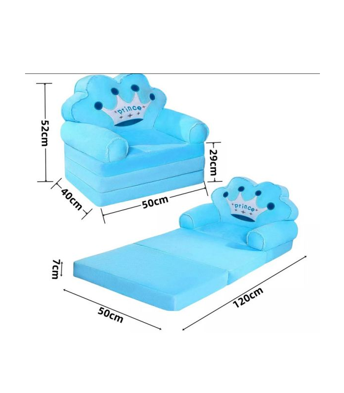SOFA INFANTIL CELESTE