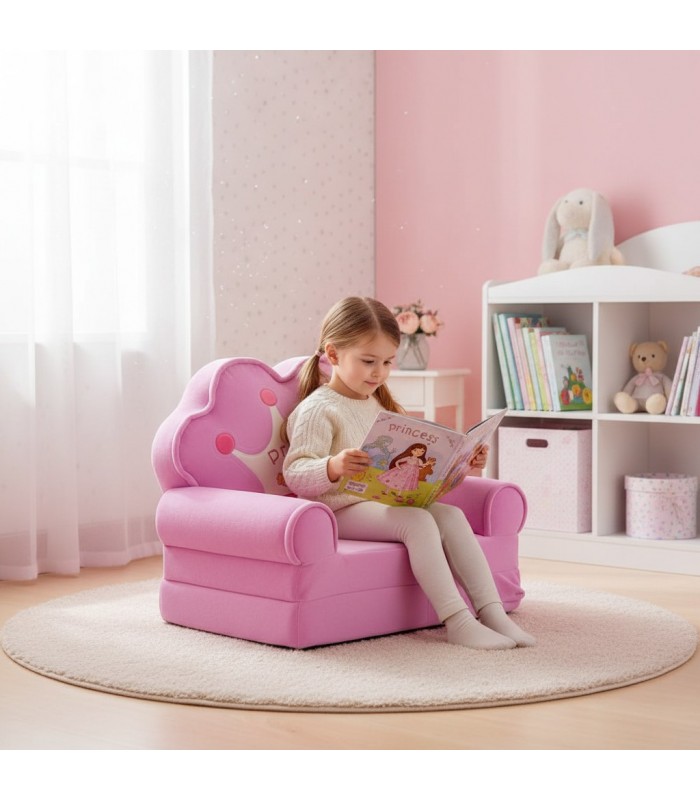 SOFA INFANTIL ROSA