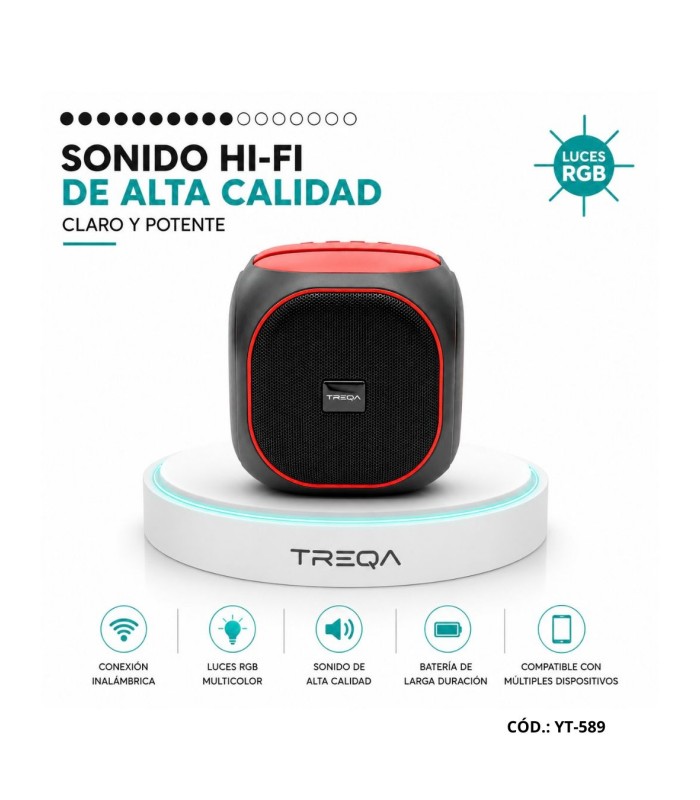 PARLANTE PORTÁTIL TREQA YT-589