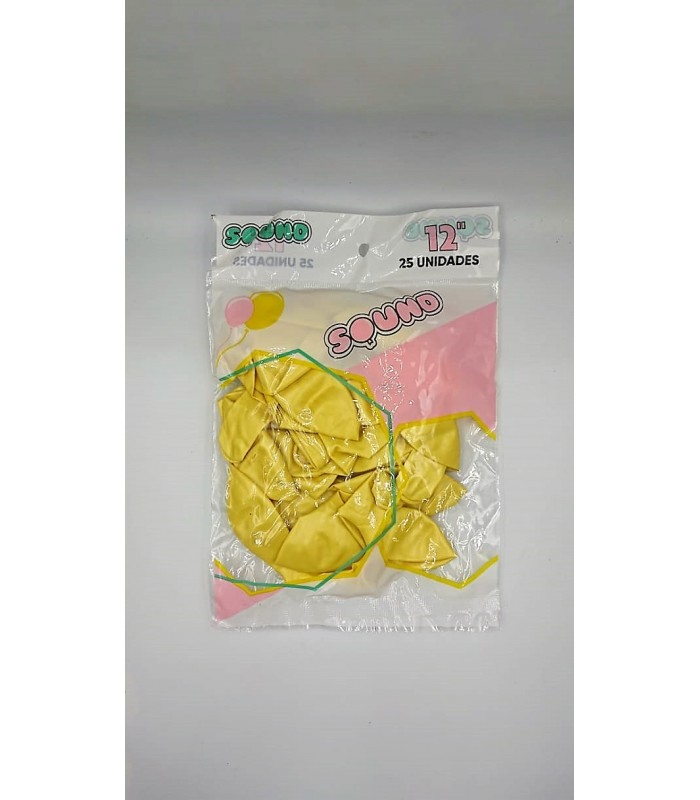 GLOBO PERLADO AMARILLO CLARO