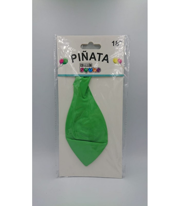 GLOBO PIÑATA VERDE CLARO N°18