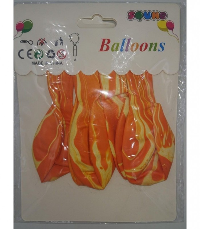 GLOBO MARMOLADO NARANJA