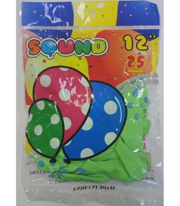 GLOBO MOTAS VER/CEL N°12