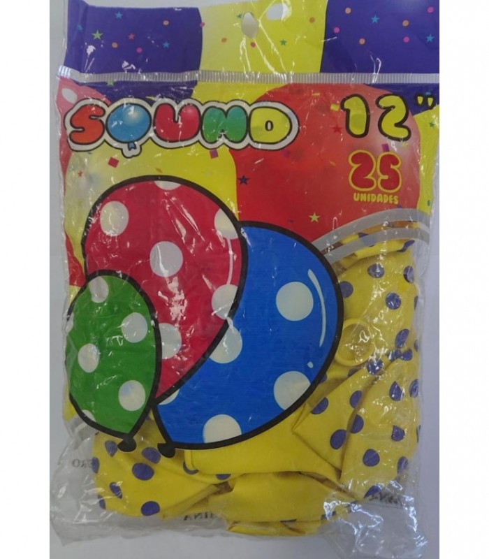 GLOBO MOTAS AM/LILA N°12