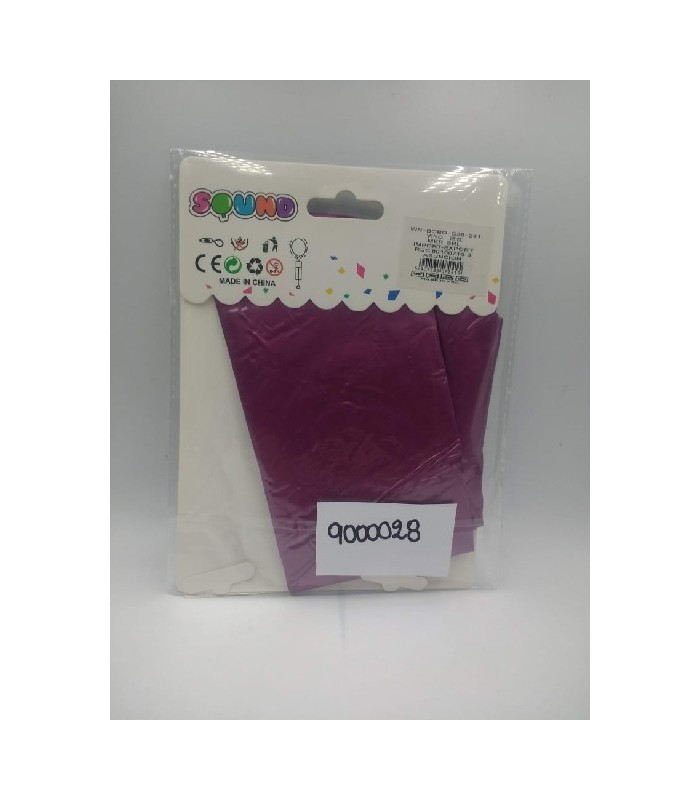 GLOBO BOBO CROMADO ROSA FUERTE N°36