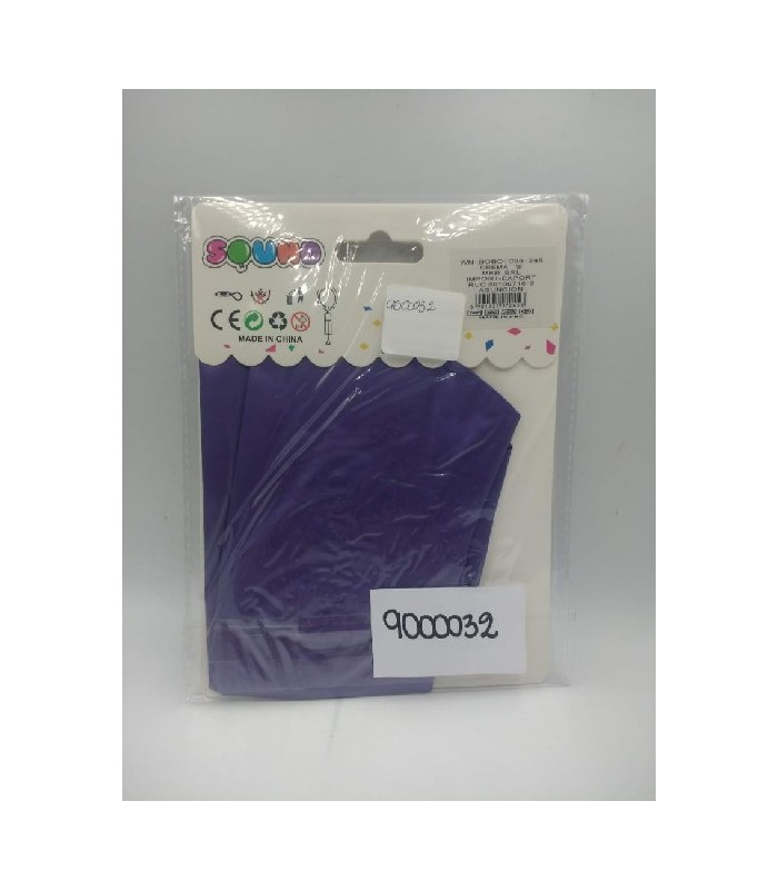 GLOBO BOBO CROMADO LILA N°36