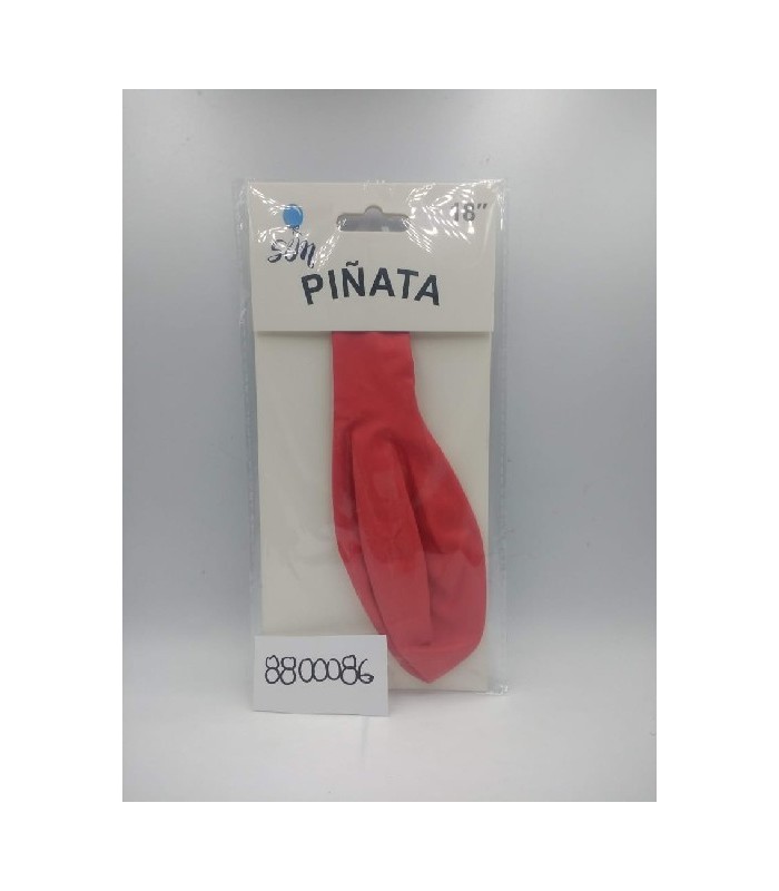 PIÑATA 18 ROJO PASTEL