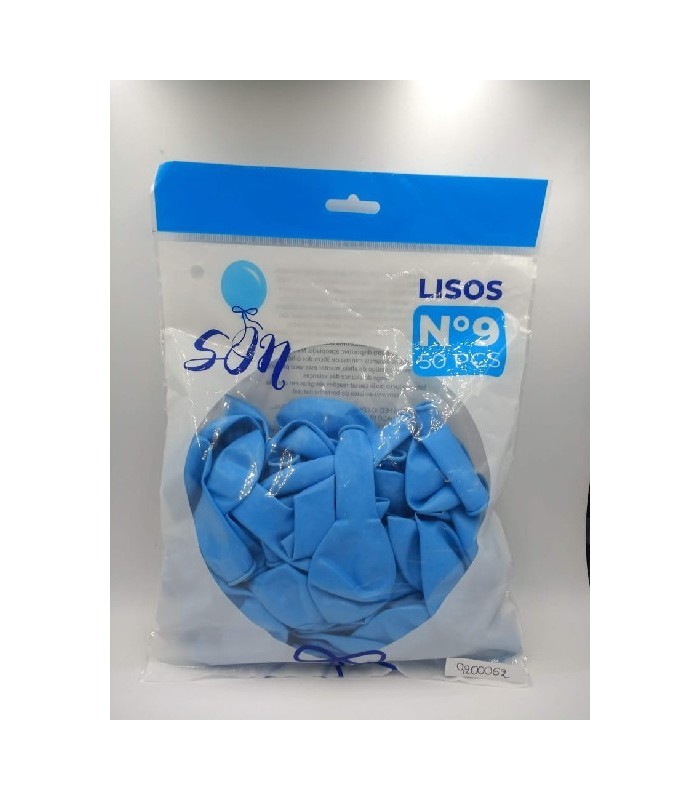 GLOBO LISO N°9 CELESTE