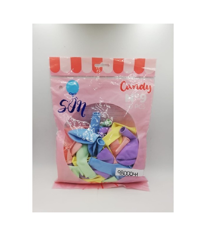 GLOBO CANDY N°9 MIX PAQ 50