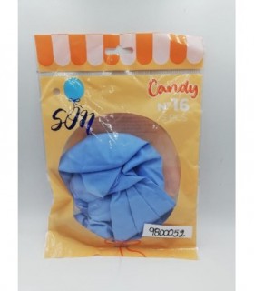 GLOBO CANDY N°16 X5 AZUL
