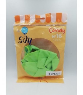 GLOBO CANDY N°16 X5 VERDE