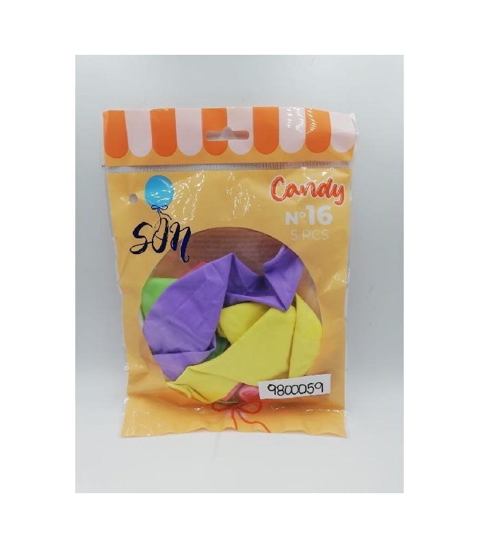 GLOBO CANDY N°16 X5 MIX