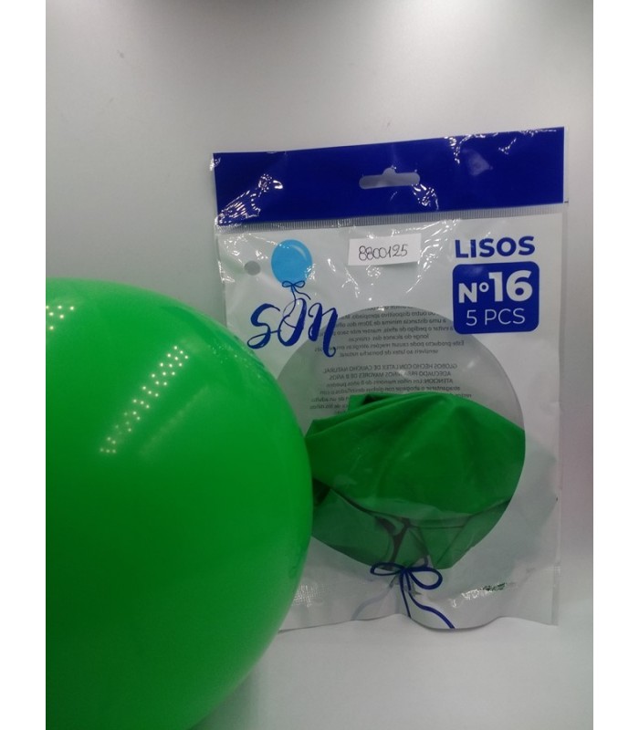 GLOBO LISO N°16 X5 VERDE SELVA