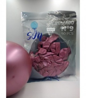GLOBO CROMADO N°9 FUXIA