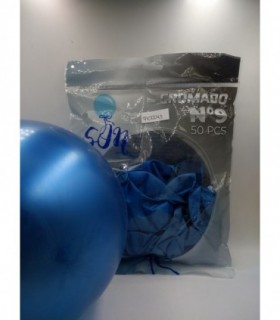 GLOBO CROMADO N°9 AZUL
