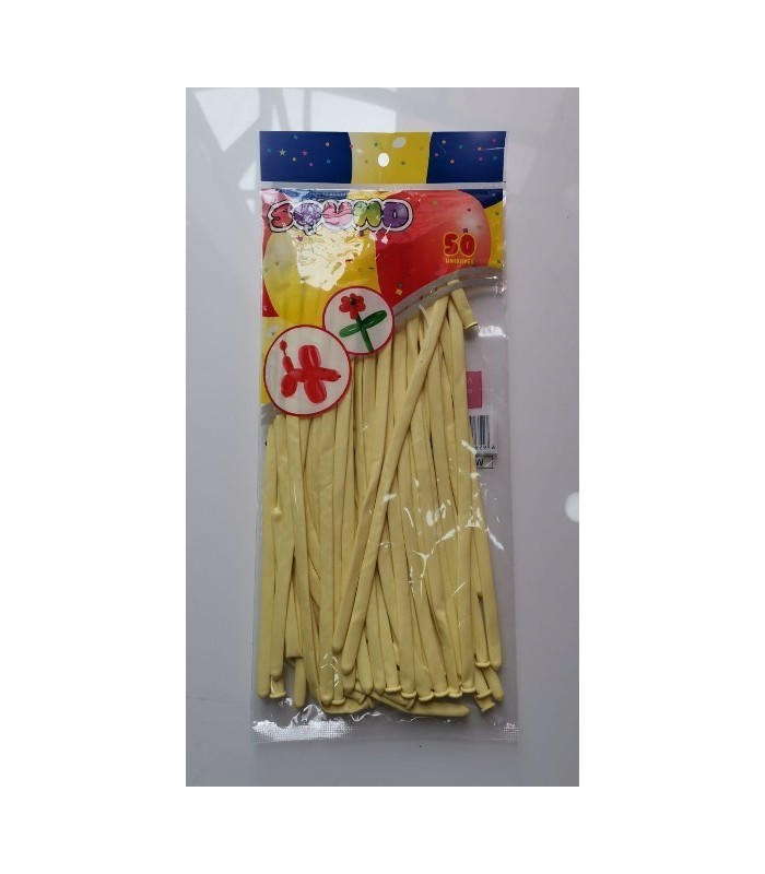 GLOBO CANUDO CANDY AMARILLO