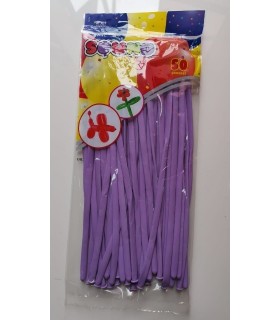 GLOBO CANUDO LILA CLARO PASTEL