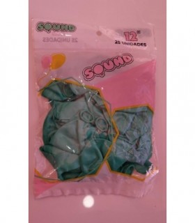 GLOBO PERLADO N°12 FUXIA 25PCS