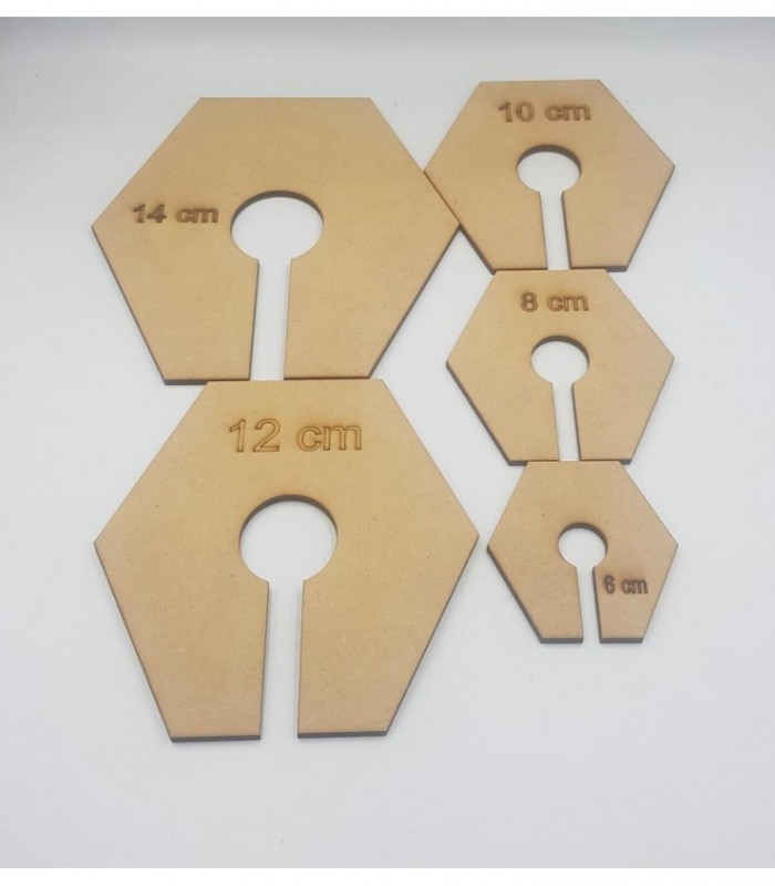 MOLDE HEXAGONO