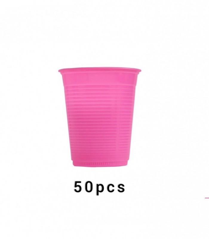 VASO PLASTICO FF 200ML C/50 UNID PINK