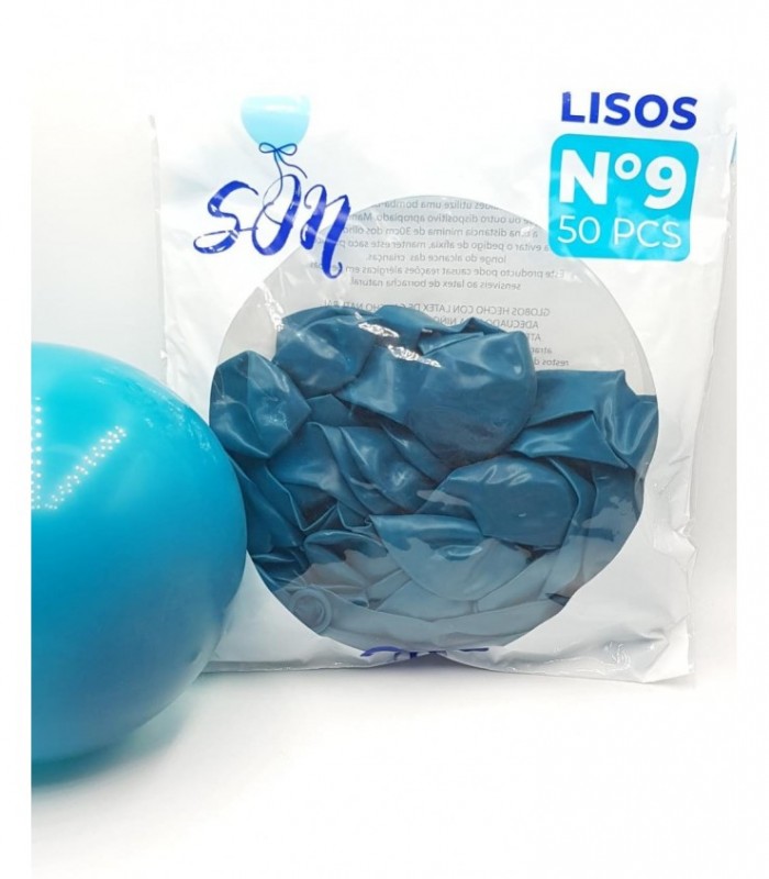 GLOBO LISO N°9 PAVO REAL