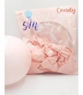 GLOBO CANDY N°9 ROSA PAQ 50