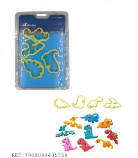 CORTADOR KIT DINOSSAUROS 4PCS