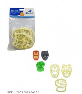 CORTADOR KIT HEROIS 3 C/3PC