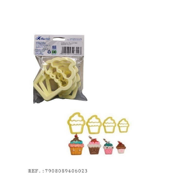CORTADOR CUPCAKE C/4PC