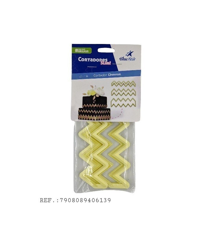 CORTADOR CHEVRON (ZIG-ZAG) C/3PCS