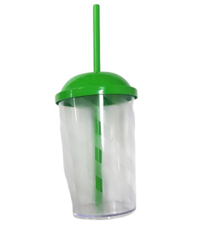 COPO SPIN PLAY 350ML INCOLORO VERDE
