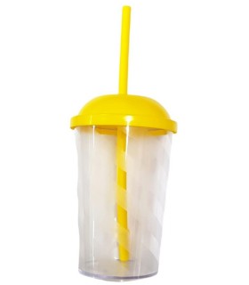 COPO SPIN PLAY 350ML INCOLORO AMARILLO