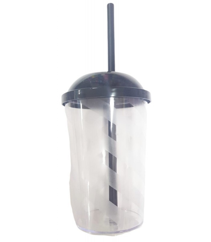 COPO SPIN PLAY 350ML INCOLORO PRETO