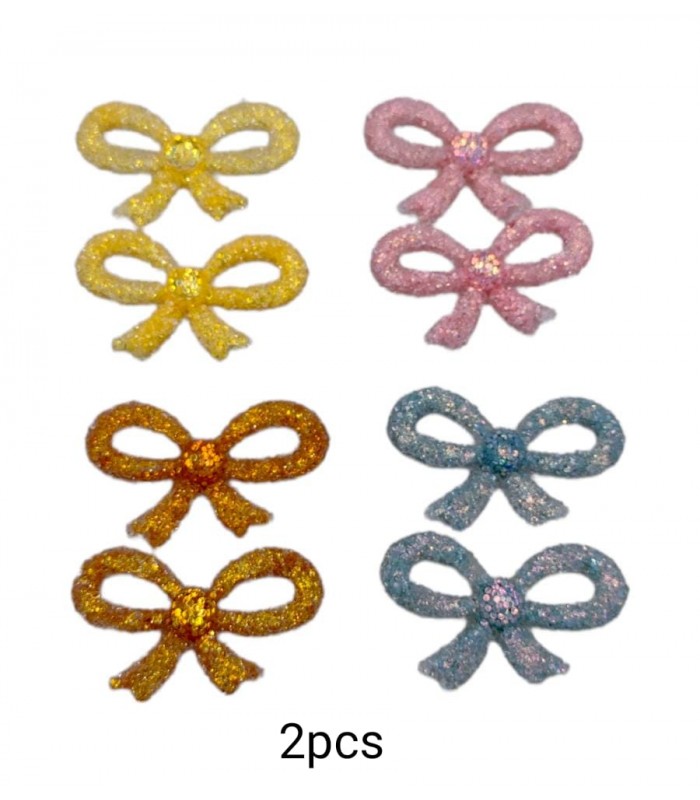 APLIQUE LAZO BRILLOSO 45X29MM 1PCS