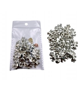 PINGENTE URSO 13MM 10GR