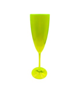 TAZA DE CHAMPANHE 170ML AMARILLO NEON