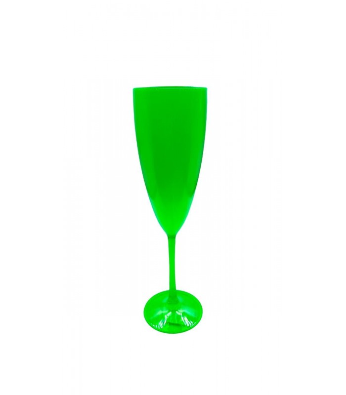 TAZA DE CHAMPANHE 170ML VERDE NEON