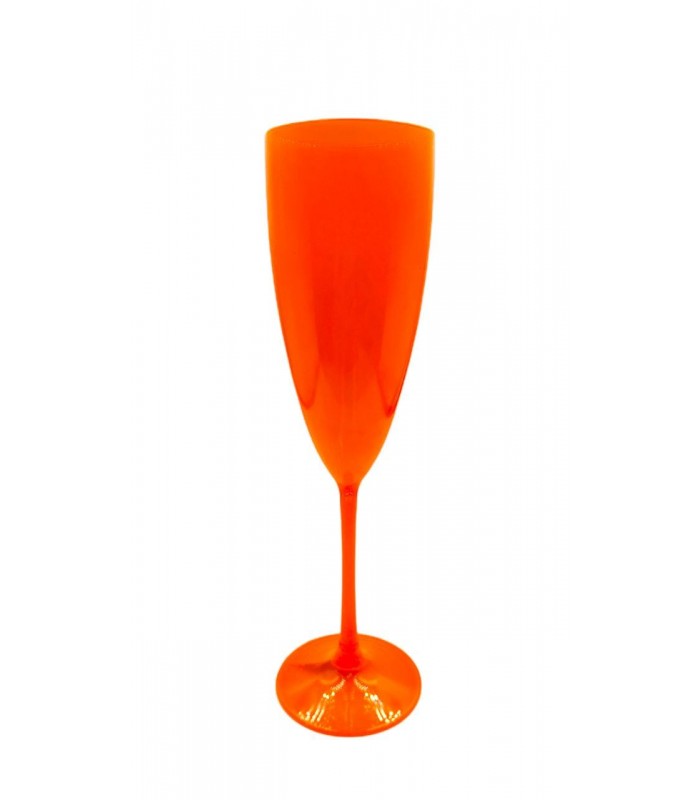 TAZA DE CHAMPANHE 170 ML NARANJA NEON